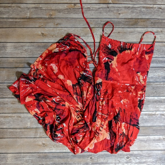 nellie printed maxi dress